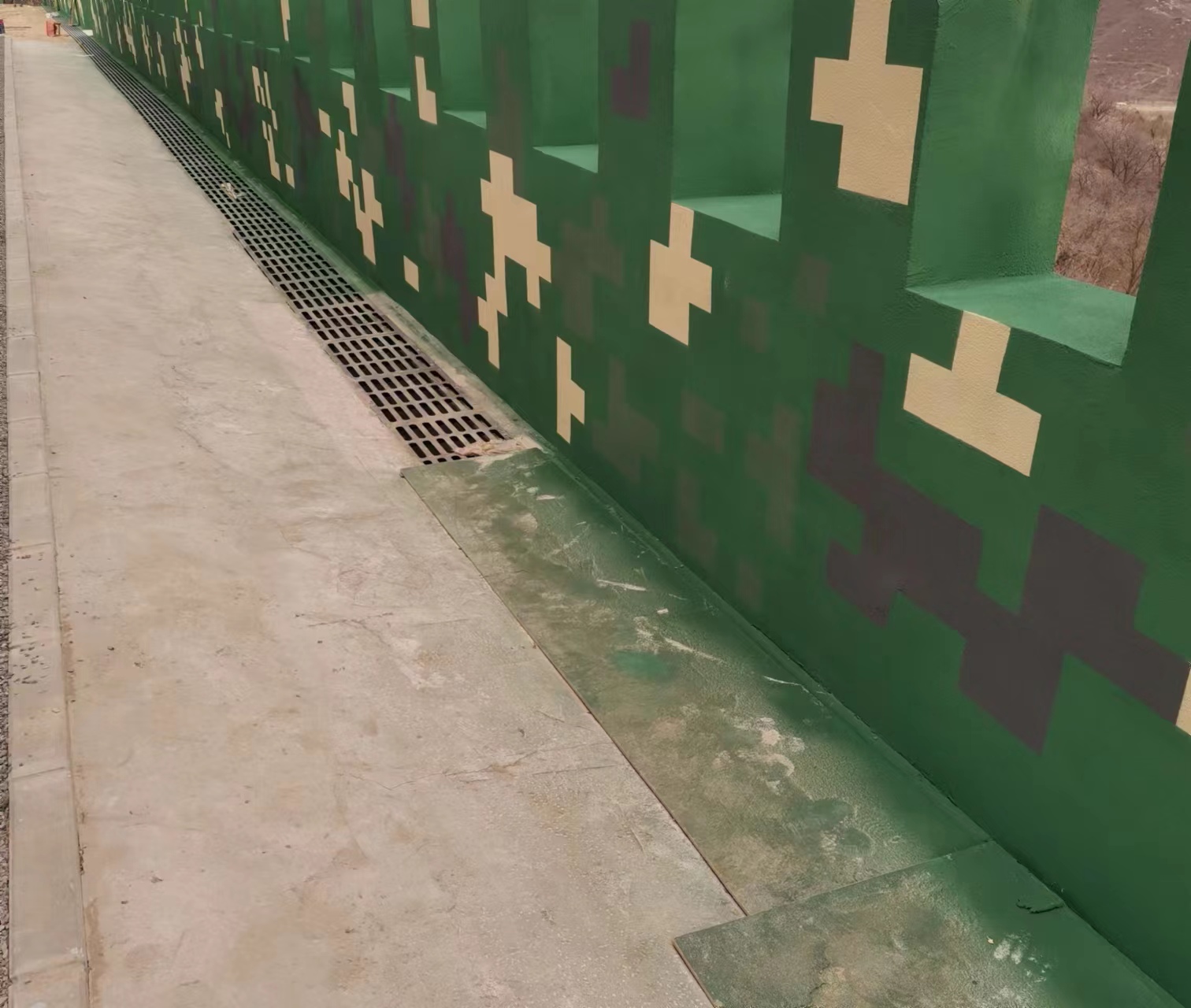 百色围墙迷彩喷涂,数迷彩漆